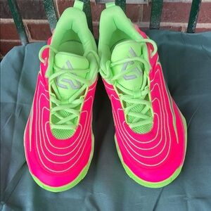 Nike Kids Sneakers in Neon Pink and Lime